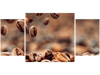 80X40CM PALONE ZŁOTO TRÓJ OBRAZ