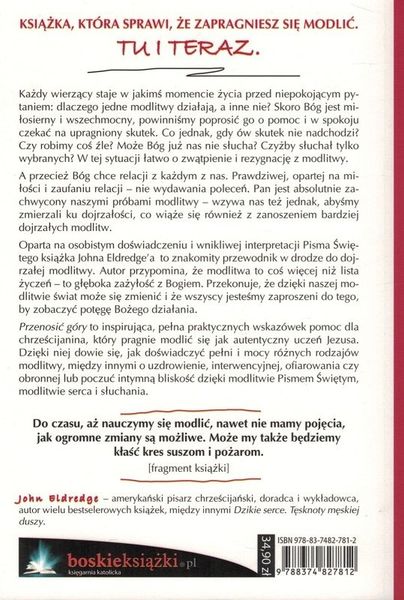 Przenosić góry - John Eldredge - oprawa miękka zdjęcie 2