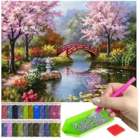 HAFT DIAMENTOWY DUŻY 60x40cm DIAMOND PAINTING MOZAIKA DIAMENTOWA AKCESORIA