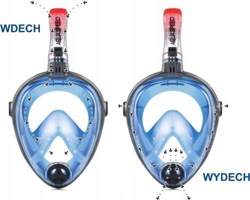 Maska pełnotwarzowa do nurkowania dla dzieci Aqua Speed Spectra Kid roz. L na Arena.pl