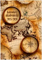 Kalendarz Akademicki 2025/2026 A5 Tygodniowy Pcv, Mapa