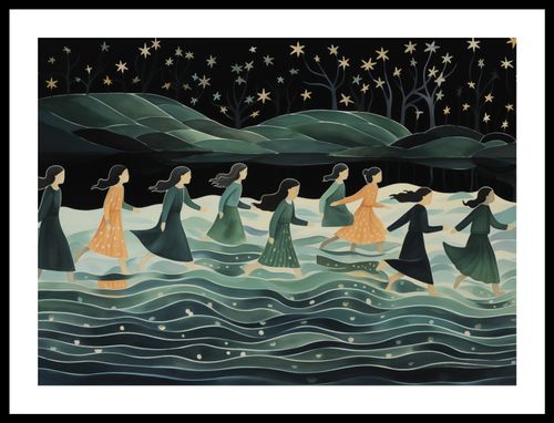 Plakat 55x40cm Nocna Procesja na Arena.pl