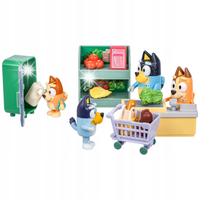Moose Toys Bluey Market Zestaw Wycieczka na zakupy rodziny Figurki Prezent