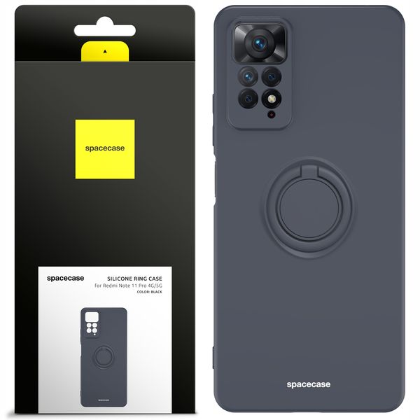 ETUI SILIKONOWE SPACECASE RING CASE DO REDMI NOTE 11 PRO 5G + SZKŁO zdjęcie 2