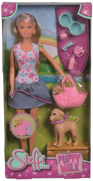 Steffi. Lalka na spacerze z psami zdjęcie 1