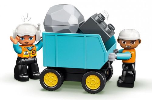 LEGO Duplo 10931 Samochód Ciężarowy koparka budowa duże klocki 2 3 4 latka na Arena.pl
