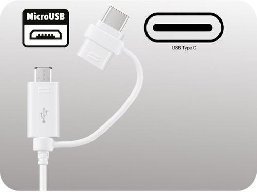 ORYGINALNY KABEL 2W1 SAMSUNG MICRO USB TYP C 1.5M na Arena.pl