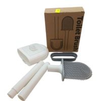 Szczotka do WC silikonowa elastyczna Biała