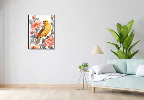 Plakat 60x80cm Wiosenny Śpiewaczek na Arena.pl