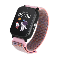 smartwatch garett kids tech 4g różowy velcro
