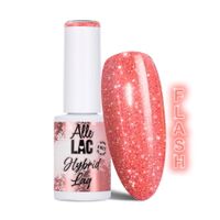 Lakier hybrydowy LED/UV Gel Polish Oranges Flash Glitter Light AlleLac 6g