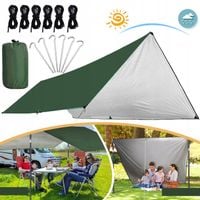 PLANDEKA DO NAMIOTU KEMPINGOWEGO 3 X 3M OSŁONA PRZECIWSŁONECZNA WODOODPORNA