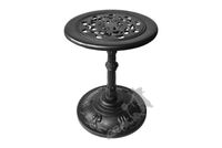 MINI STOLIK F07 - NISKI Z BLATEM KORONKOWYM ŻELIWNY