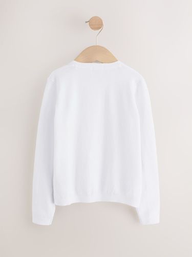 Biały NEXT Kardigan 6/7lat na Arena.pl