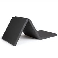 Materac gimnastyczny składany 180cm ciemnoszary do masażu fizjoterapii