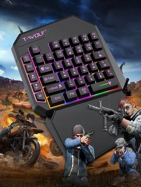 KLAWIATURA DLA GRACZY NA RĘKĘ GAMINGOWA LED KEYPAD zdjęcie 9