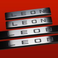 Listwa progowa SEAT LEON MK3 Stal nierdzewna 304 mat 4szt