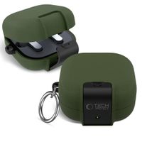 tech-protect slim hook samsung galaxy buds 4 / 4 pro olive green