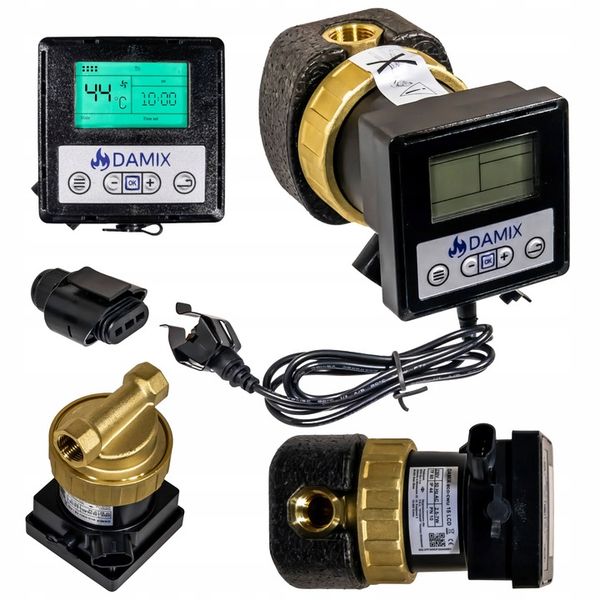 POMPA POMPKA CYRKULACYJNA CWU ELEKTRONICZNA ENERGOOSZCZĘDNA PROGRAMATOREM zdjęcie 1
