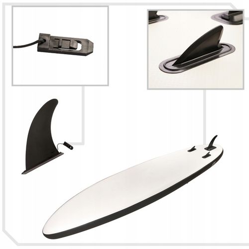 WYPORNA DESKA SUP POMPOWANA PADDLEBOARD WIOSŁO AKCESORIA ZESTAW 320cm 150kg na Arena.pl