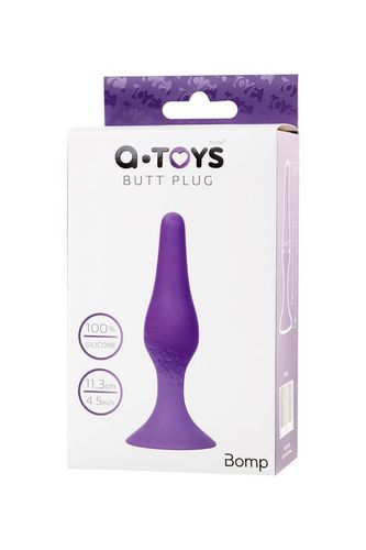 A-TOYS, Anal Plug, Silicone, Purple, 11,3 cm na Arena.pl