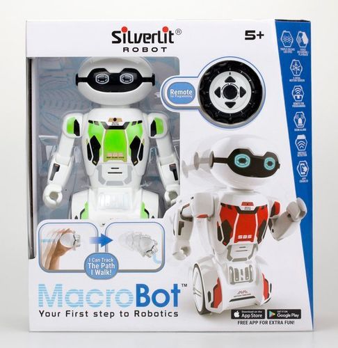 Dumel SILVERLIT Macrobot ROBOT STEROWANY + PILOT - niebieski na Arena.pl