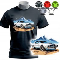 KOSZULKA T-SHIRT MĘSKI WZORY DO WYBORU - KLASYCZNE SAMOCHODY - XXL