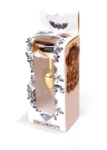 Plug-Jewellery Gold Plug- Black na Arena.pl