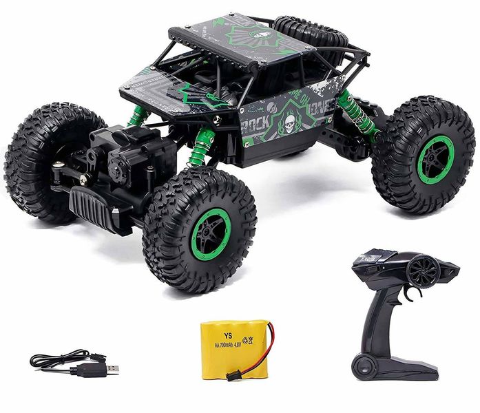 Auto Zdalnie Sterowane 1:18 Zielone zdjęcie 2
