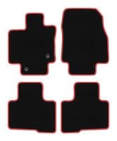 Dywaniki welurowe CARLUX-RED do Toyota Highlander IV 2021- czarne