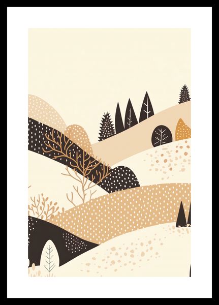 Plakat 53x81cm Jesień w Wzgórzach zdjęcie 3
