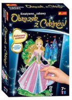 Cekinowy obrazek. Krolewna 22126