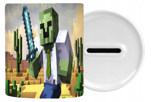 Skarbonka Ceramiczna Minecraft - Nowy Świat na Arena.pl