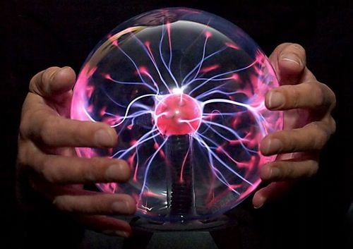 MAGICZNA KULA LAMPA PLAZMOWA SZKLANA LAMPKA EDUKACYJNA FIZYKA 4' AŻ na Arena.pl