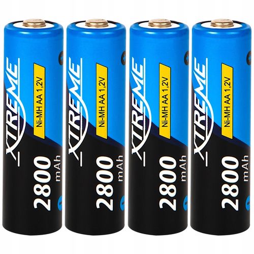 4 SZT AKUMULATOR XTREME Ni-MH AA R6 1.2V 2800mAh na Arena.pl