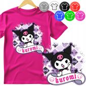 KOSZULKA DZIECIĘCA T-SHIRT - KURO.MI HEL.LO KITT.Y MELO.DY - XXS 98-104