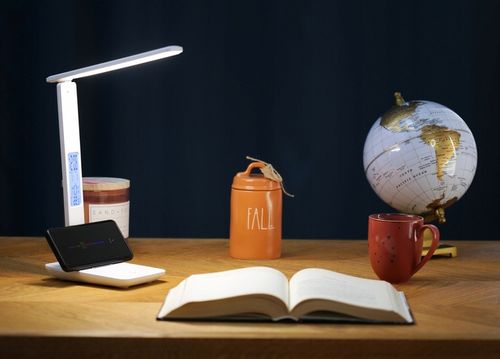 Lampka LED Biurkowa Szkolna 3 BARWY 3 MOCE WYŚWIETLACZ LCD ZEGAR na Arena.pl