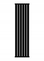Grzejnik dekoracyjny LOTUS 100x61 CZARNY POŁYSK