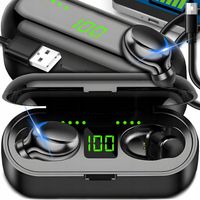 SŁUCHAWKI BEZPRZEWODOWE BLUETOOTH 5.3 3 GEN MODEL 2024 MIKROFON + POWERBANK