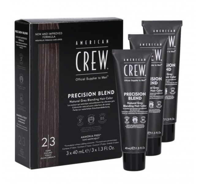 American Crew Precision Blend Odsiwiacz farba 2-3 Dark zdjęcie 2