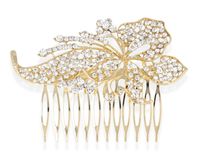 Wieczorowy grzebień  do włosów z dżetami