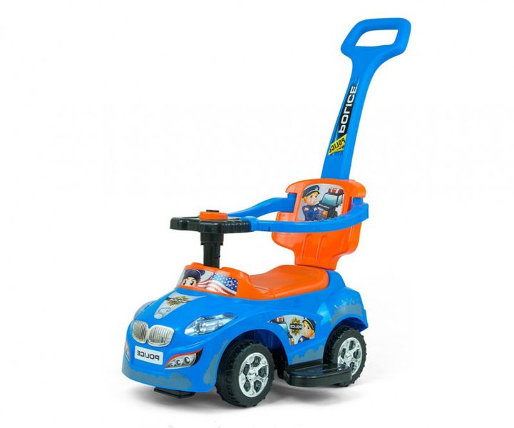 Jezdzik 3w1 Pojazd Happy Blue-Orange zdjęcie 1