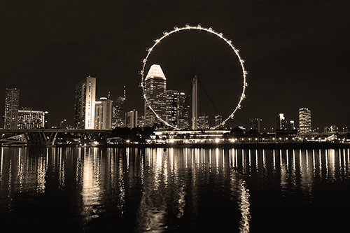 Singapur Rozmiar - 60x40, Kolor - Kolor na Arena.pl