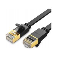 Płaski kabel sieciowy UGREEN NW106 Ethernet RJ45, Cat.7, STP, 3m (czarny)