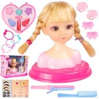 Głowa Lalka do Czesania Włosów i Stylizacji Makijażu