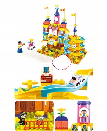 KLOCKI KONSTRUKCYJNE NAJLEPSZY PREZENT DLA 3 4 5 6 7 8 LATKA ZESTAW 209 EL. na Arena.pl