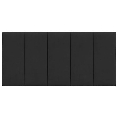 Poduszka na wezgłowie, czarna, 100 cm, aksamitna na Arena.pl