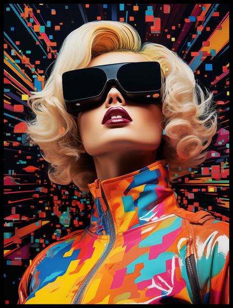 Plakat 60x80cm Retro Futuryzm zdjęcie 2
