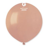 Balony pastelowye różowy mglisty brudny #099, 48 cm 50 szt.