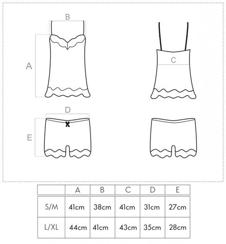 ELEGANCKI KOMPLET SATYNOWY PIŻAMKA Z KORONKĄ S/M na Arena.pl